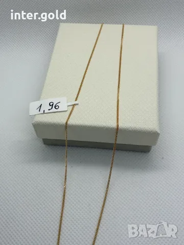Златен синжир 1.96гр, снимка 2 - Колиета, медальони, синджири - 55884633