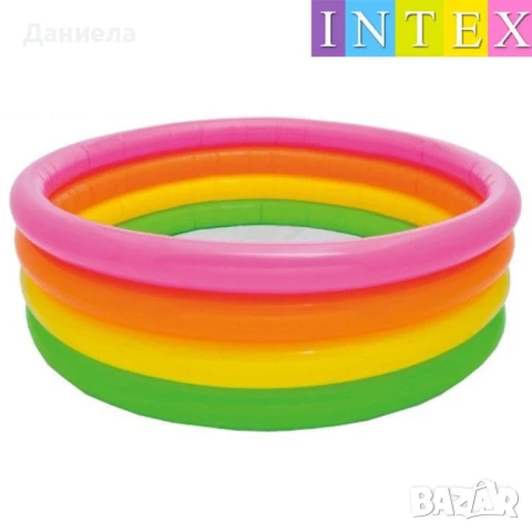 Превърнете лятото в цветен празник с нашия детски многоцветен надуваем басейн, снимка 4 - Басейни и аксесоари - 50581034