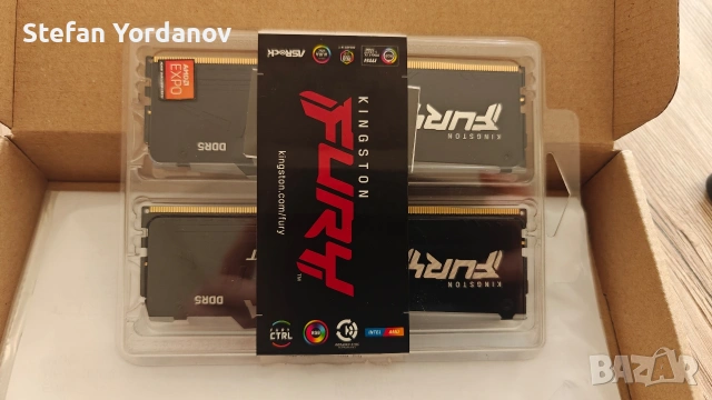 Kingston FURY BEAST DDR5 32GB Kit (2x16GB) 6000MT/s CL30