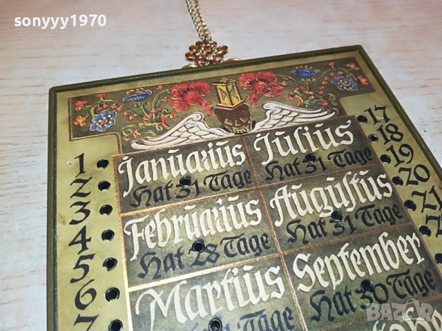 НЕМСКИ КАЛЕНДАР 0104231246, снимка 4 - Антикварни и старинни предмети - 40214053