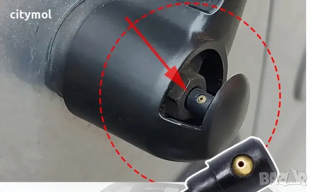 Дюза миене на задна чистачка за VW, Audi, Skoda, Seat, снимка 4 - Аксесоари и консумативи - 49184573