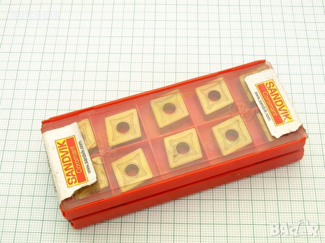 10бр. твърдосплавни пластини CNMG 120408 MR SANDVIK