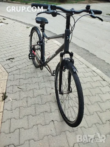 Градско Трекинг B'TWIN Riverside 500 inside 28цола 9скорости ТОП СЪСТОЯНИЕ Алуминиев , снимка 4 - Велосипеди - 55911364
