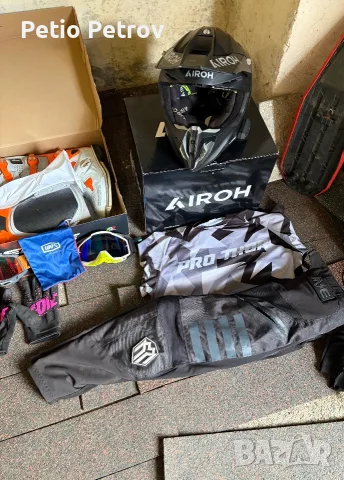 Пълен Ендуро / Мотокрос комплект (Gaerne SG-12, Alpinestars, Airoh,), снимка 3 - Аксесоари и консумативи - 56157122