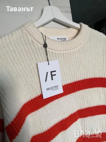 Стилен пуловер Selected Femme, снимка 4 - Блузи с дълъг ръкав и пуловери - 48018561