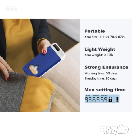 Кутия за заключване на телефон с таймер,, снимка 5 - Друга електроника - 52859982