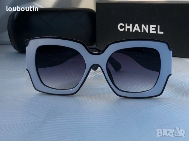 Дамски слънчеви очила квадратни черно и бяло, снимка 11 - Слънчеви и диоптрични очила - 51703729