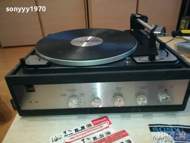 DUAL-MADE IN GERMANY 1901250744, снимка 5 - Грамофони - 48735435