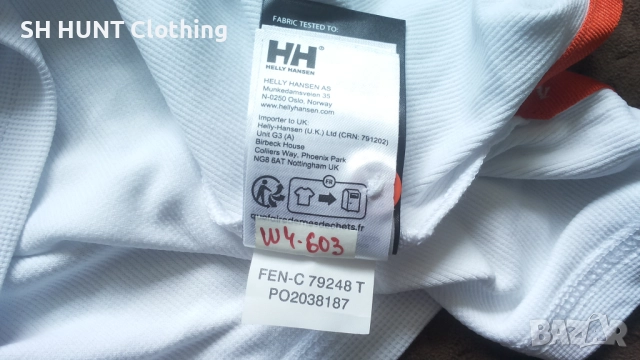 HELLY HANSEN 79248 Work Stretch T-Shirt размер L еластична работна тениска W4-603, снимка 12 - Тениски - 52092670