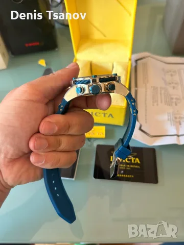 Продавам оригинален INVICTA BOLT 25465 – Blue/Silver, 51.5 mm, снимка 3 - Мъжки - 55805888