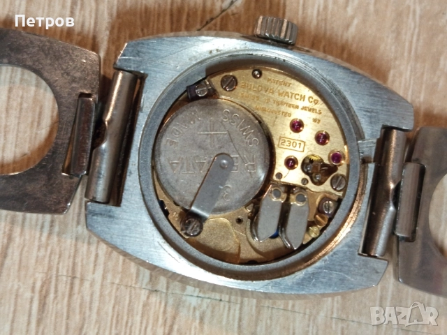 "Bulova"swiss made, снимка 3 - Антикварни и старинни предмети - 51860218