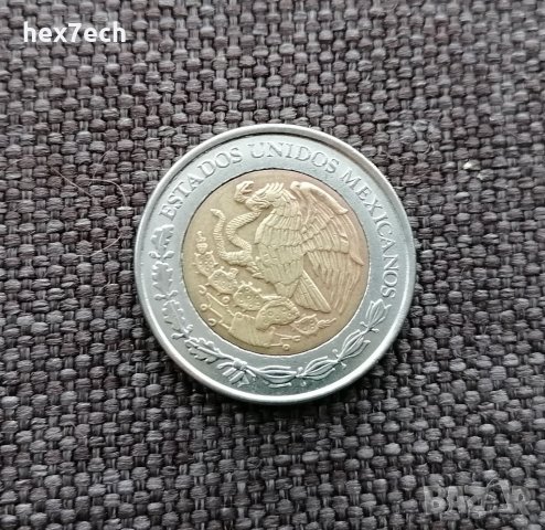 ❤️ ⭐ Монета Мексико 2006 1 песо ⭐ ❤️, снимка 2 - Нумизматика и бонистика - 40006793