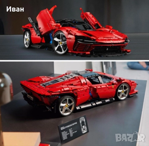 LEGO® Technic - Ferrari Daytona SP3, 3778 части. Нови и запечатани !