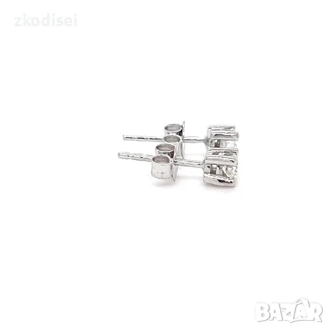 Златни обеци с диаманти 0,34Ct. чистота:SI модел:42900-1, снимка 4 - Обеци - 55824369