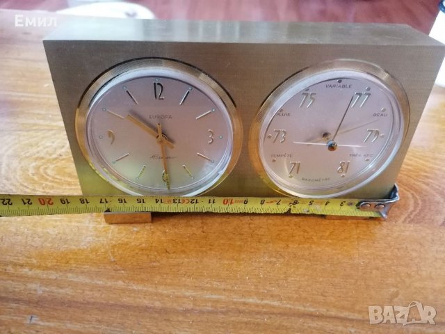 Колекционерски часовник барометър EUROPA , снимка 7 - Колекции - 32058814