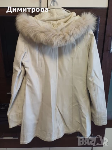 Дамско яке от естествена кожа, снимка 3 - Якета - 50890234