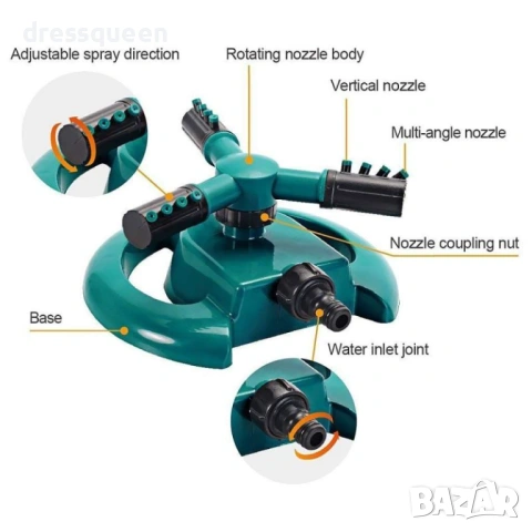 4491 Регулируема пръскачка за интелигентно и икономично поливане, снимка 3 - Напояване - 53876146