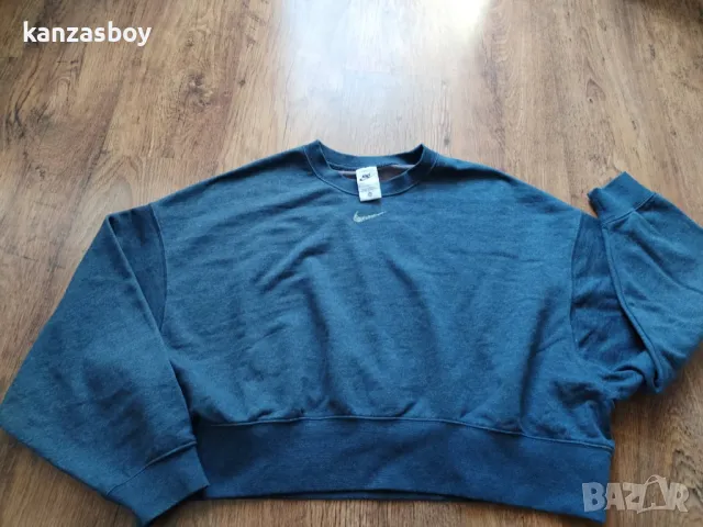 NIKE W NSW ESS FLC CREW - страхотна дамска блуза С, снимка 8 - Блузи с дълъг ръкав и пуловери - 49405523