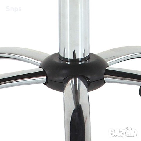 Офис стол за бюро с регулируема височина на седалката, 57 x 60 x 95 см, черен, снимка 5 - Столове - 40472570