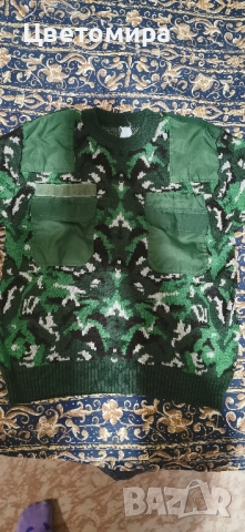 Военен мъжки зимен пуловер, снимка 3 - Пуловери - 51738099