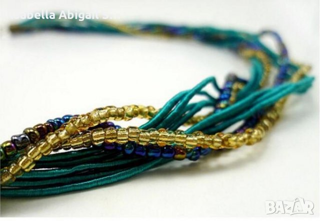 Ръчна изработка колиета в бохемски винтидж стил, снимка 3 - Други - 31426288