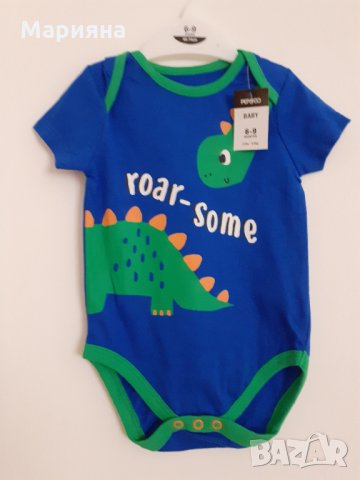 ново боди за момче 6-9 месеца, снимка 5 - Бодита за бебе - 29552028