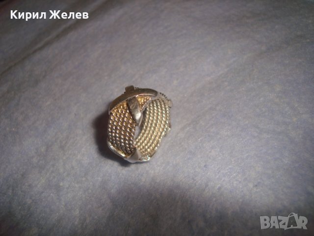 ПРЕКРАСЕН СРЕБЪРЕН ДИЗАЙНЕРСКИ ВИНТИДЖ АРТ ПРЪСТЕН СРЕБРО 925 РЪЧНА МАЙСТОРСКА ИЗРАБОТКА 32507, снимка 14 - Пръстени - 38329541