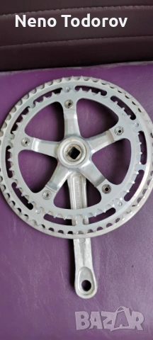 Курбели и дерайльор shimano-golden arrow, снимка 3 - Части за велосипеди - 53316361