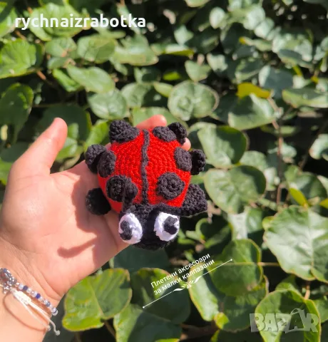 Плетена играчка Калинка, снимка 2 - Плюшени играчки - 55981622