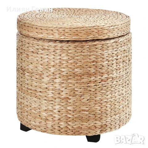 Табуретка за съхранение HOMCOM с капак