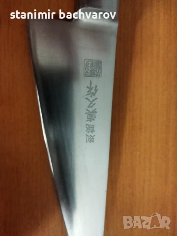 Японски нож , снимка 4 - Прибори за хранене, готвене и сервиране - 51151360