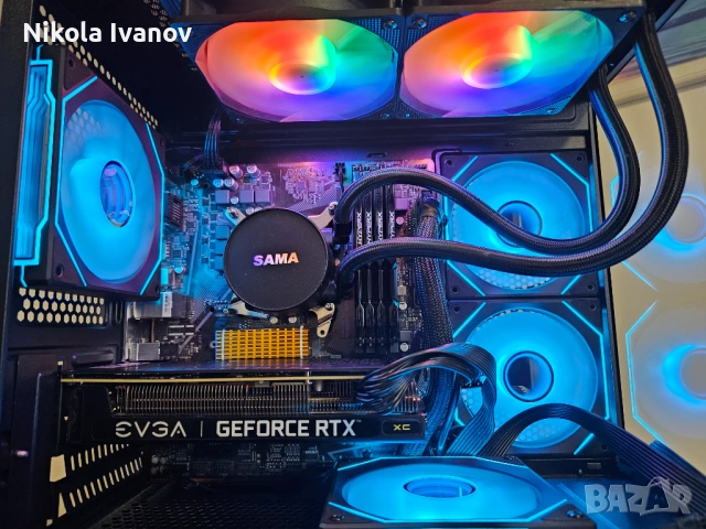 PC intel i7 10700 8x4.80 Ghz | RTX 3060 12GB | 16GB RAM |512GB SSD + 1TB HDD|BT+WiFi|750W 80+|Win 11, снимка 3 - Геймърски - 53916038