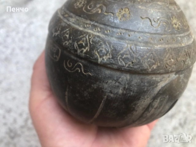 старинен бронзов, огромен звънец /хлопка, камбанка/, снимка 10 - Антикварни и старинни предмети - 51461254