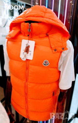 MONCLER елек с качулка,  грейка Унисекс, снимка 11 - Якета - 52228161