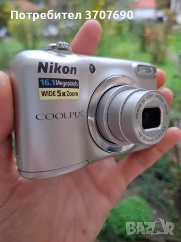 Компактен дигитален фотоапарат Nikon Coolpix A10 , снимка 5 - Фотоапарати - 52482089