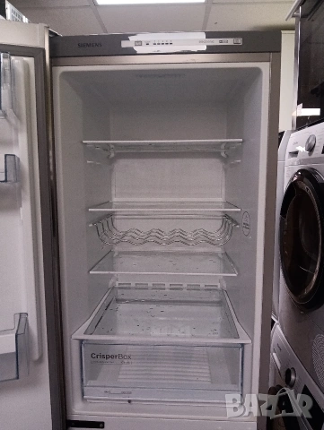 Иноксов комбиниран хладилник с фризер Сименс Siemens А+++ с две години гаранция!, снимка 2 - Хладилници - 53908217
