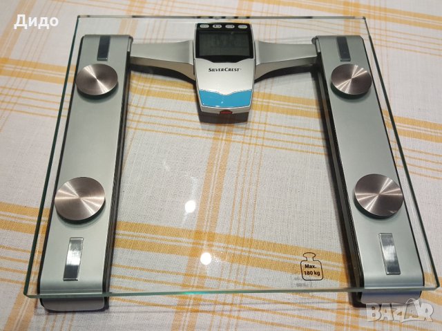 Стъклен домашен кантар до 180 кг., снимка 2 - Други - 30948720