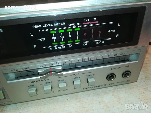 SONY TC-FX320 DECK MADE IN JAPAN-ВНОС SWISS 0410231414, снимка 8 - Декове - 42431345