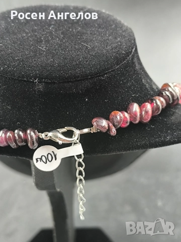 Колие Гранат, снимка 3 - Колиета, медальони, синджири - 52376349