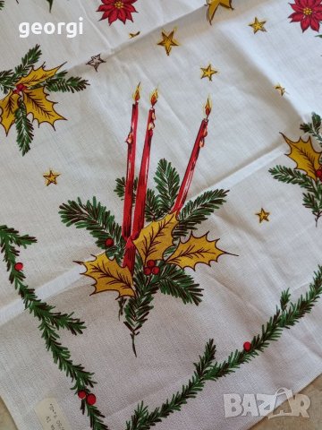 Коледна покривка 80х80см   10/4, снимка 2 - Аксесоари за кухня - 38778408
