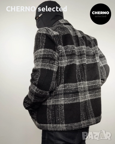 ALLSAINTS Phoenix карирано яке с цип – размер XL – ново с етикети, снимка 4 - Якета - 52886340