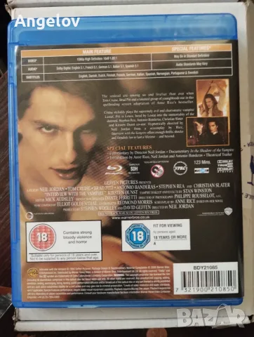 Интервю с вампир, снимка 2 - Blu-Ray филми - 56450549