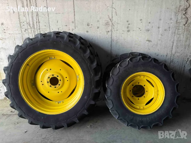 гуми с джанти Michelin за редови обработки за John Deere (380/80R38 - 340/85R24)  N01899, снимка 1 - Селскостопанска техника - 49217693