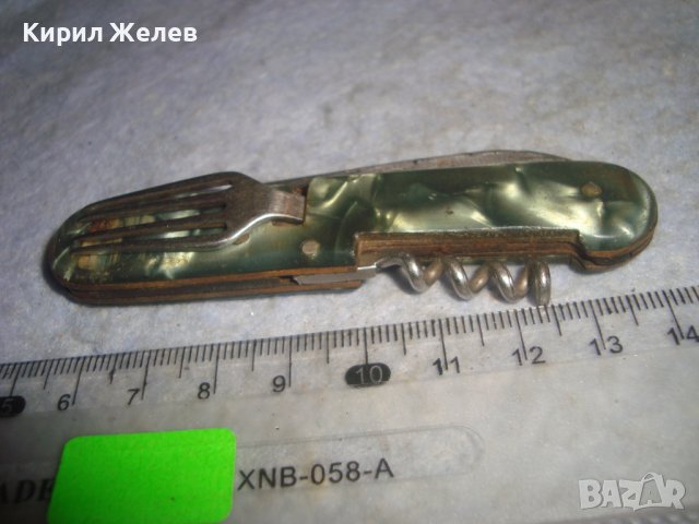 СТАРО КОЛЕКЦИОНЕРСКО КОМБИНИРАНО ДЖОБНО НОЖЧЕ с МАРКИРОВКА 30875, снимка 2 - Колекции - 37901287