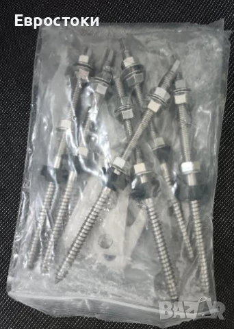 Комплект винтове за монтаж на соларни панели M10 x 200 мм, 6 броя, снимка 8 - Други инструменти - 50525707