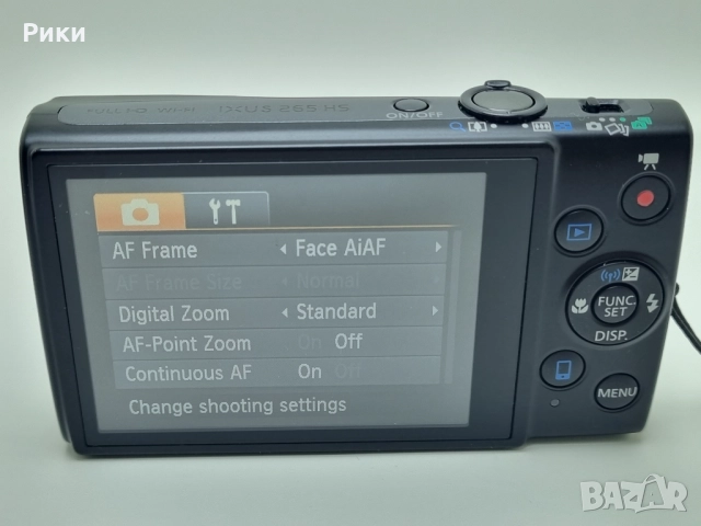 Canon PowerShot ELPH 340 HS / IXUS 265 HS 16.0MP 12х zoom, снимка 5 - Фотоапарати - 52727247