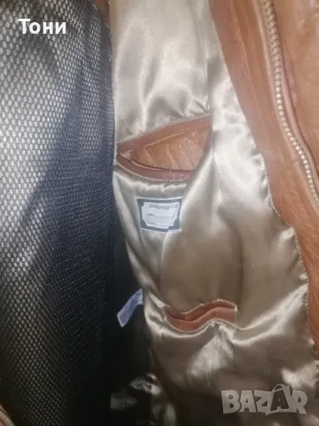 Ново Мъжко Яке Изцяло от Естествена Кожа L, снимка 13 - Якета - 49734702