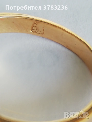 златен пръстен, снимка 3 - Пръстени - 41503844