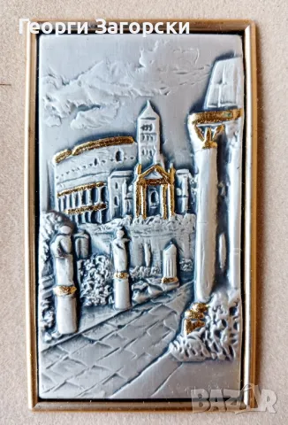 Картина рисувана върху сребърно  фолио, снимка 5 - Картини - 50305680