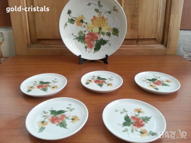 Немски порцелан чинийки, снимка 2 - Антикварни и старинни предмети - 34112422